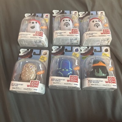 TOMY Ron Action B*Bot Ron's Gone Wrong Pullback Figure Glow in the Dark Lot of 6