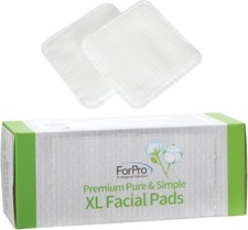 ForPro Premium Pure  Simple XL Facial Pads, Triple 60-Count Pack of 1 