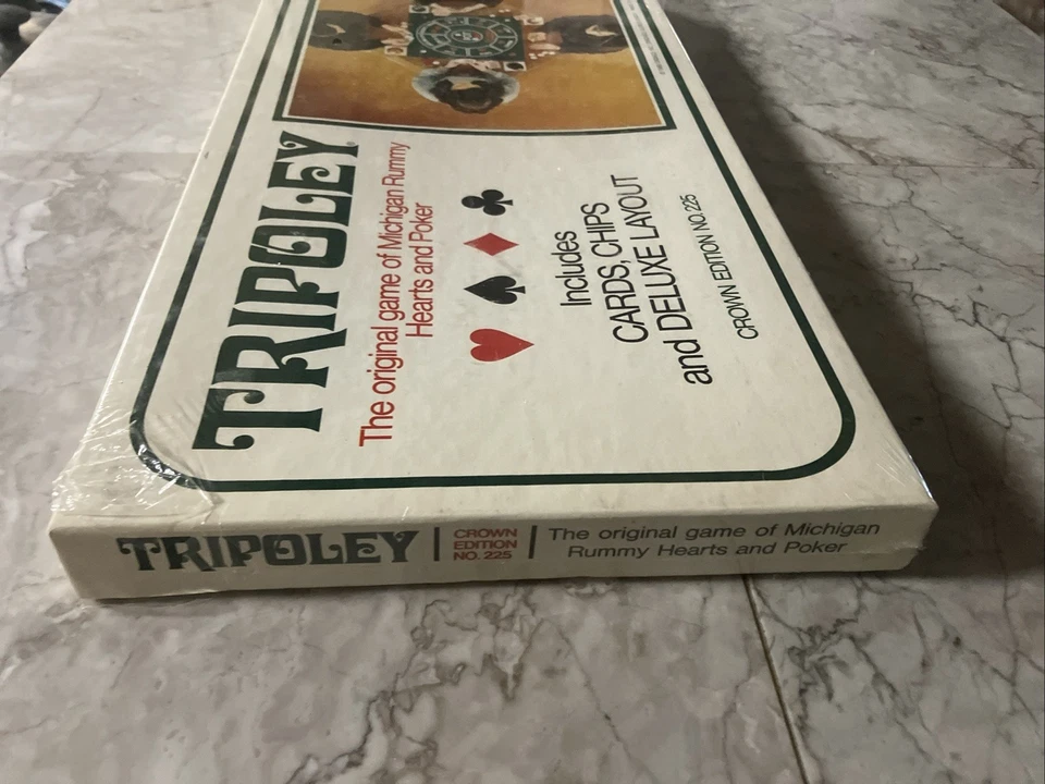 Vintage 1969 Tripoley Crown Edition No. 225 Michigan Rummy Cadaco Game BRAND NEW - Image 4 of 4