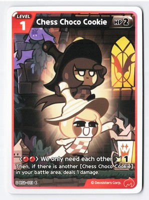 Chess Choco Cookie BS6-013 - Cookie Run Braverse Arena of Glory Red Single NM