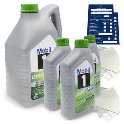 8 Liter Mobil 1 ESP 5W30 Motoröl MB 229.31 229.51 229.52 Porsche C30 API SN SM