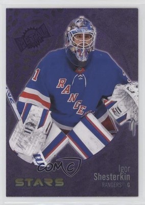 2022 Skybox Metal Universe Stars Purple Spectrum FX 151/199 Igor Shesterkin av1