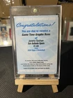 2025-26 Topps 3 Game Time Graphs #GT-JSO Jeremy Sochan /49 Auto Redemption LE18