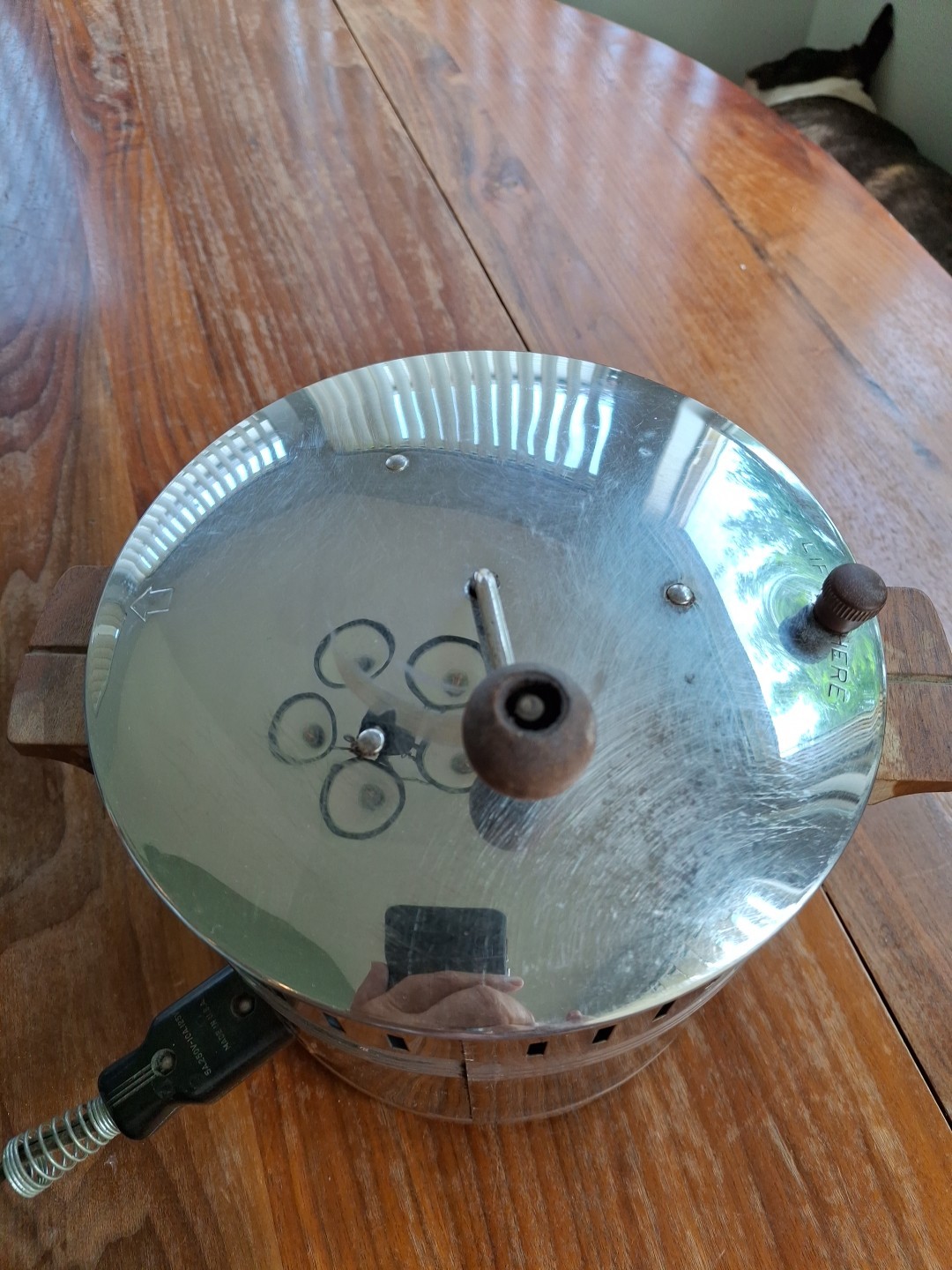 Vintage Antique Dominion Style NO. 7-4 Electric Popcorn Maker - Works!