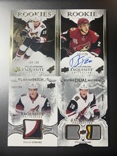 2016-17 Exquisite Dylan Strome 4x Lot ROOKIE Gold Foil Patch Auto /99 SP Coyotes