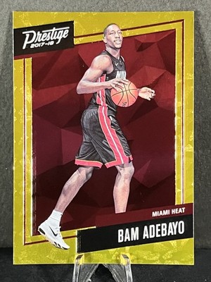 2017-18 Panini Prestige - Micro Etch Rookies Bam Adebayo #14 Orange (RC)
