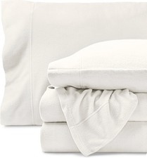 Bare Home Super Soft Fleece Sheet Set - King Size - Extra Plush Polar Fleece