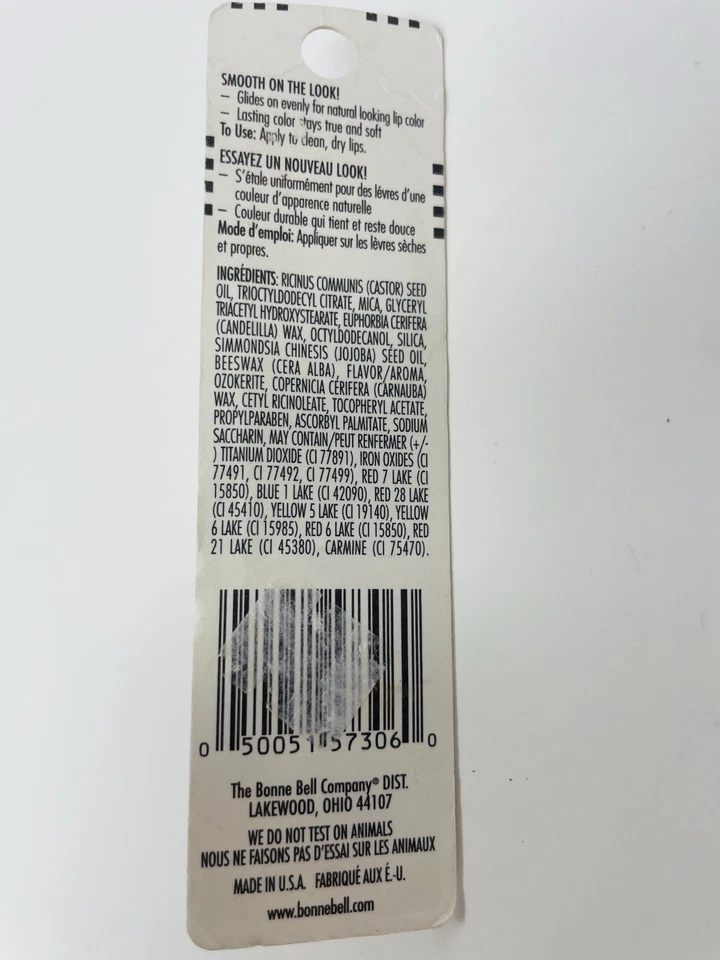 Raro Lip Smackers Bonne Bell Tonos Suaves Miel Vainilla De Colección Y2K Lápiz Labial Foto 2 de 2