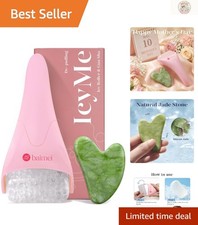 Cryotherapy Facial Tools: IcyMe Ice Roller Gua Sha Set for Ultimate Glow