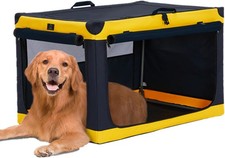 A 4 Pet Large Dog Crate, 36 inch Soft Dog Travel Crate for Medium to Large Dogs