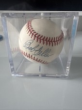 Bob Feller Auto Signed MLB Baseball - Clean Auto