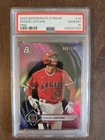 2022 Bowman Platinum Shohei Ohtani. Pink. #10. /199. PSA 10