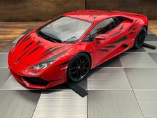 Autoart 1/18 Lamborghini Huracan LP610-4 Metallic Red Custom Decal Model