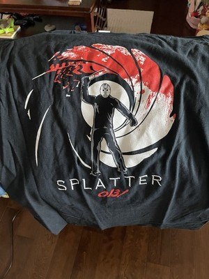 Nerd Block Jason Shirt Splatter 013! Medium Size