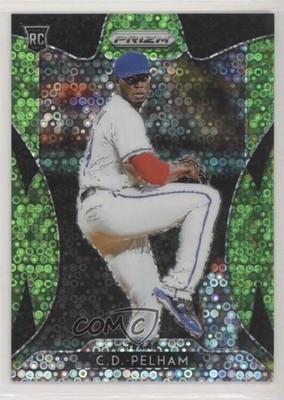 2019 Panini Prizm Tier III Lime Green Donut Circle 14/199 CD Pelham #225 yz8