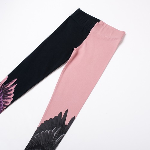 BLACK PINK KIDS LEGGINGS (SIZE: 6A / 10A) "MARCELO BURLON" 3502 (-50%) - Picture 5 of 7
