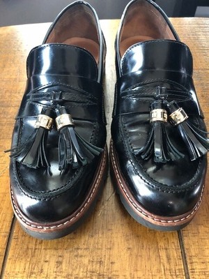 stuart weitzman manila loafer black