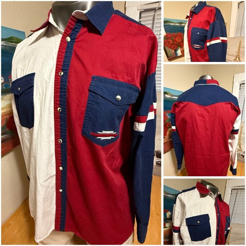 RARE Wrangler Shirt XXL Country Music Star Celebrity Brushpopper Aztec Southwest