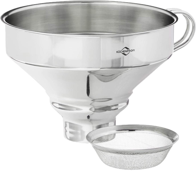 Küchenprofi 18/10 Stainless Steel Funnel with Filter eBay