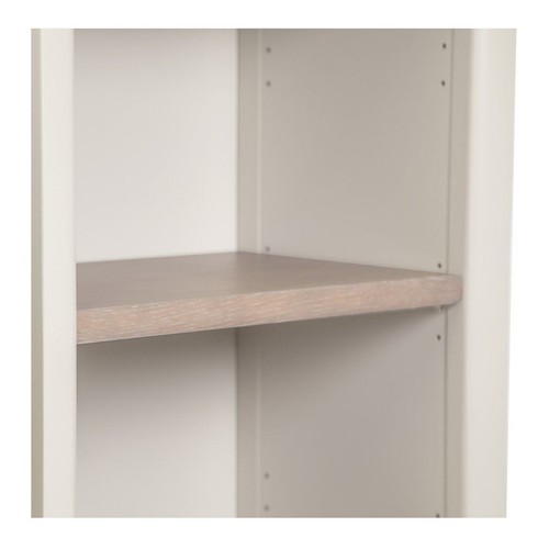 SIENNA FRENCH PROVINCIAL IVORY GREY WOODEN NARROW BOOKCASE - Picture 7 of 10