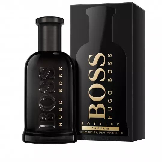 HUGO BOSS Bottled Parfum 200 ml, parfum homme idéal pour le bureau et les soirées