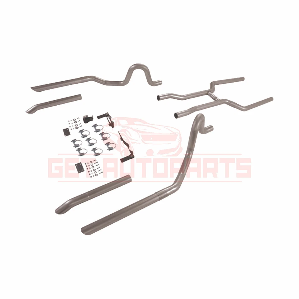 Kit de sistema de tuberías FlowMaster para Oldsmobile 442 1965-71 Foto 2 de 3