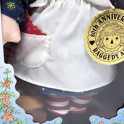 Vtg 1996 80th & 75th Anniversary Raggedy Ann & Raggedy Andy