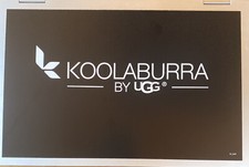 KOOLABURRA by UGG "x11" Department Store Display Shoe Brand Sign Black/White