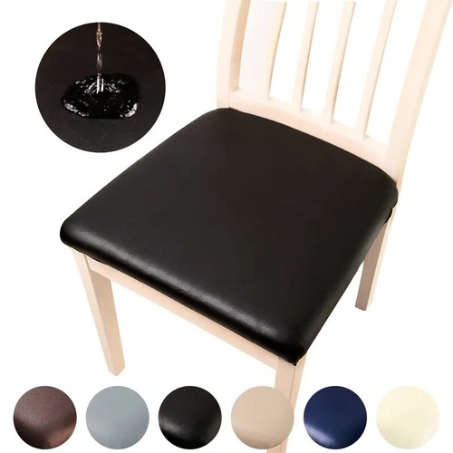 Chair Seat Cover Stable Washable Chair Protectors Slipcovers For Home, Kitchen