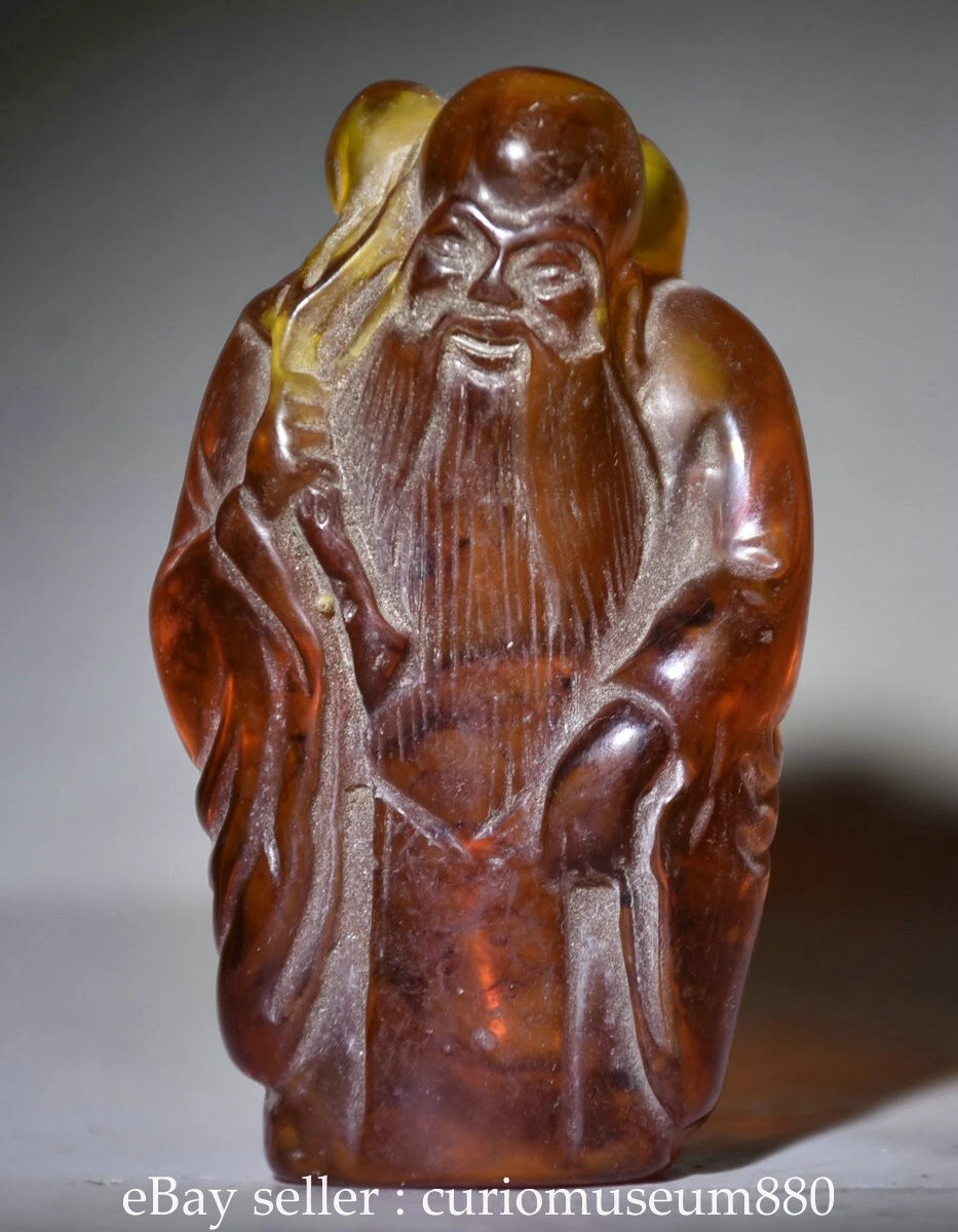 佛红色琥珀主中国风雕像、雕像| eBay
