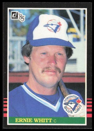 Donruss Ernie Whitt #268 1985 Toronto Blue Jays 33B