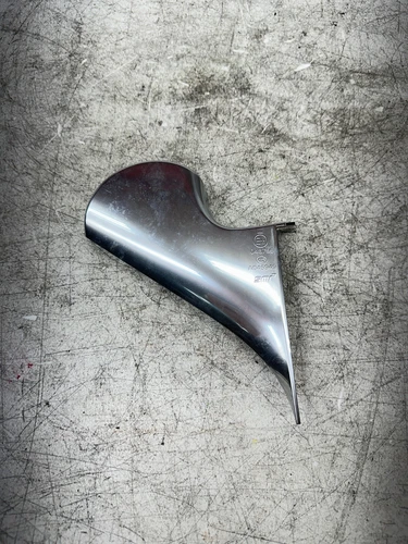 OEM 17-24 Tesla Model 3 Front Left Exterior Mirror Lower Mounting Cover Chrome