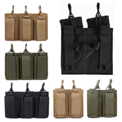ZENVIO Tactical Expander Wing Pouch Set,Military Radio Holder 5.56 Mag