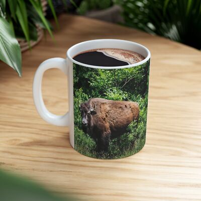 Wildlife Buffalo Bison Coffee Cup Ceramic Mug 11oz | eBay
