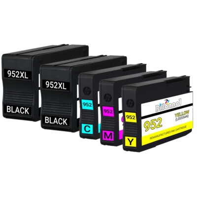 Cartucce 952 Xl 5 Pezzi Ink4work Kit 5 Cartucce D'Inchiostro Compatibili 952XL Per Stampanti HP OfficeJet Pro Serie 7700/8700 Ricambio Stampante Hp 952xl 5 Pezzi - Foto 4