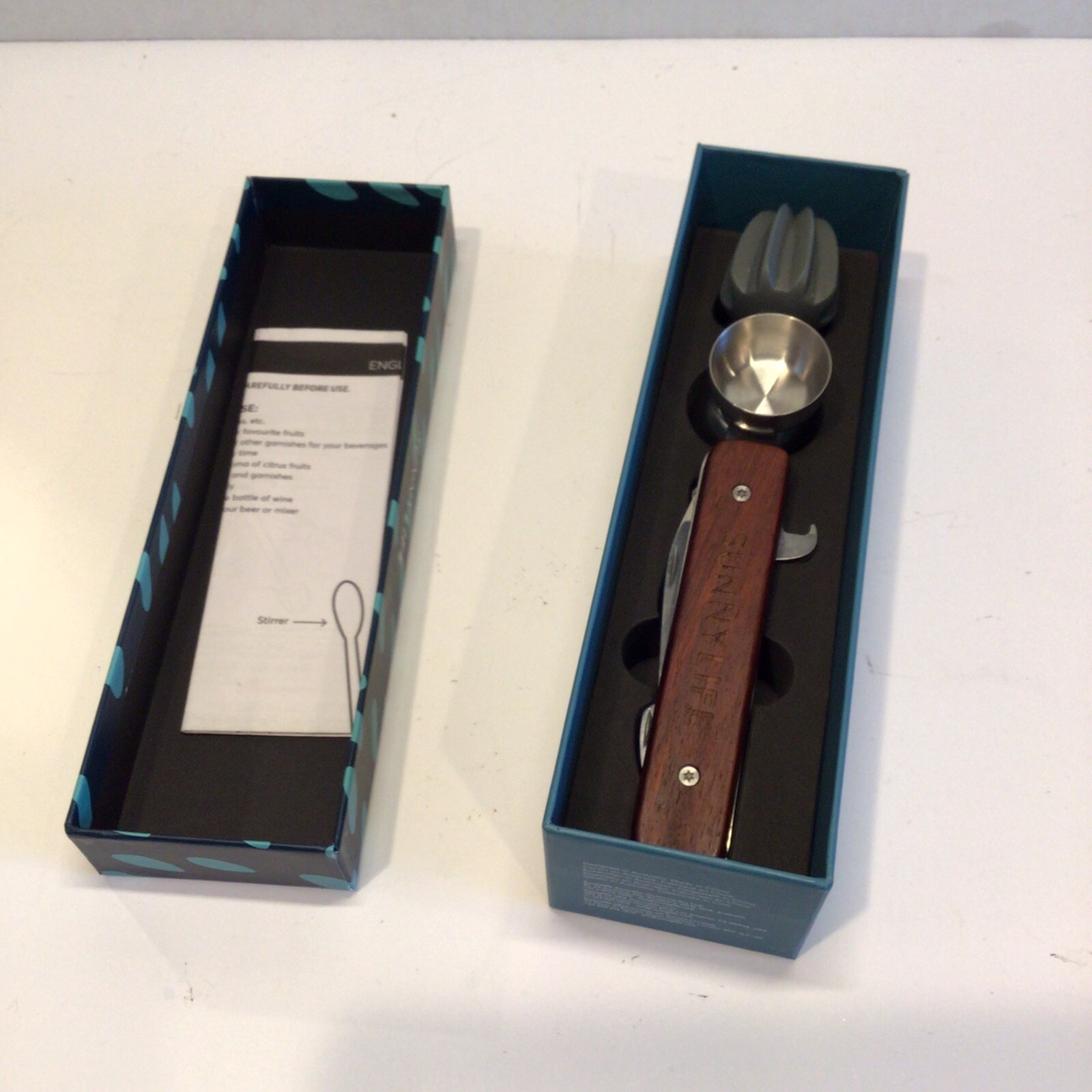 Sunnylife Sunny Life Cocktail Bar  Stainless Steel Brand New Multi-Tool NIB