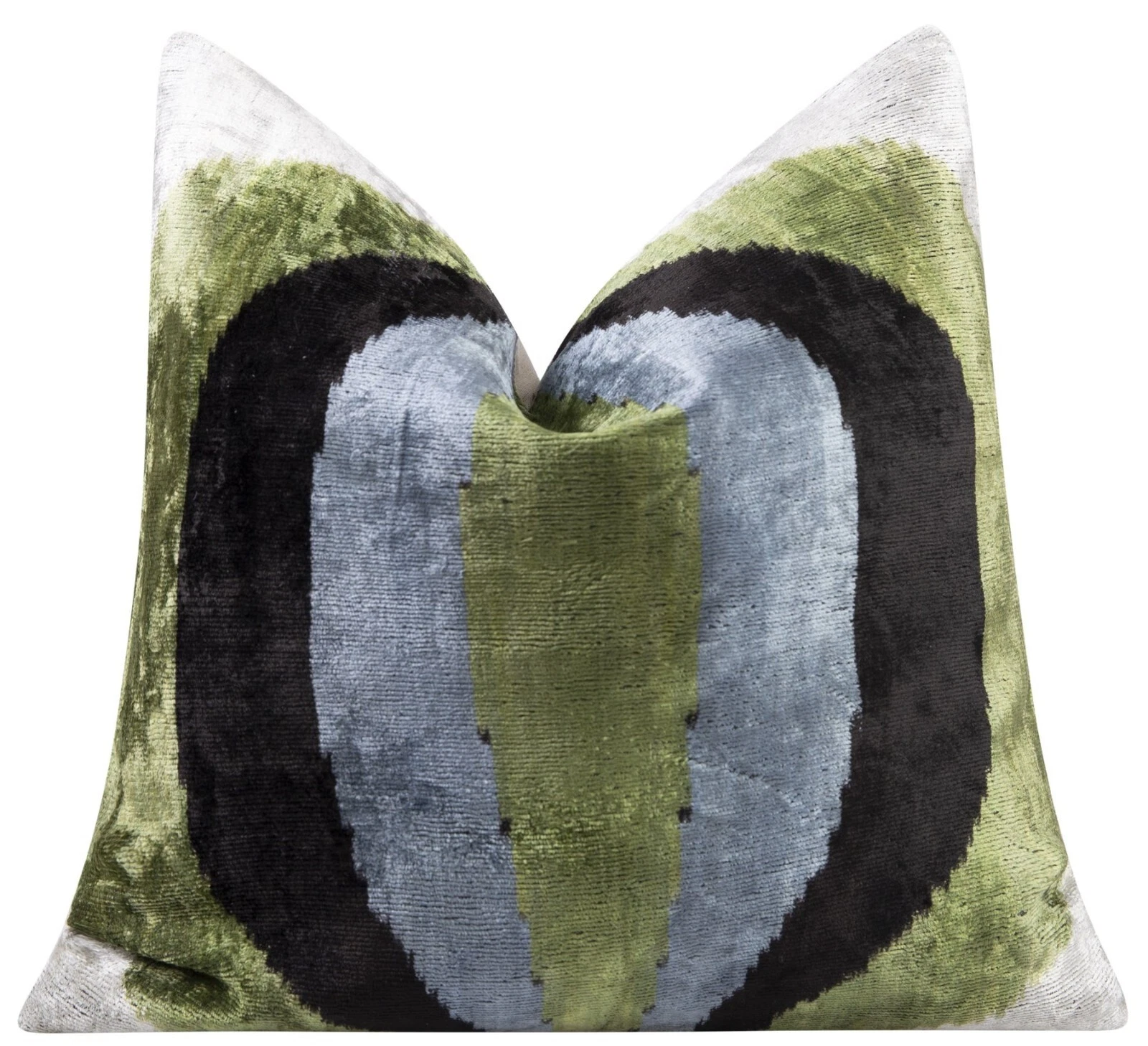 Handmade Velvet Throw Pillow - 16x16 Inches, Naturally Vegetable-Dyed, Premium D