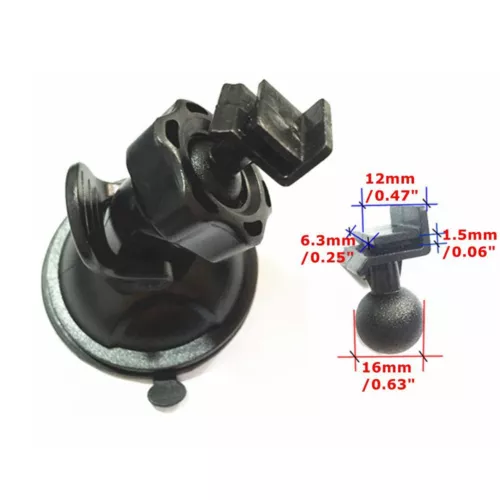 Universal Car Mounted Recorder Suction Cup Bracket Dash Cam Holder Camera Stand - Picture 2 of 12