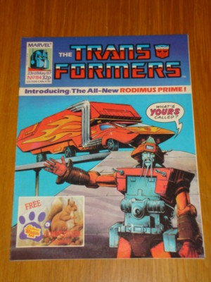 TRANSFORMERS BRITISH WEEKLY #114 MARVEL UK COMIC 1987