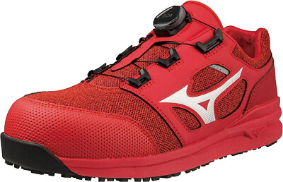 安全靴　MIZUNO ALMIGHTY LS2 52L BOA MIZUNO WORKING Safety Shoes ALMIGHTY LS2 52L BOA F1GA2202 Red US6