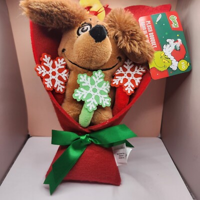 How The Grinch Stole Christmas Max Plush Bouquet NWT