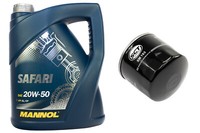 MotoröL ÖLfilter SM165 Set 20W50 5 Liter FüR Suzuki Alto Swift Vitara Grand