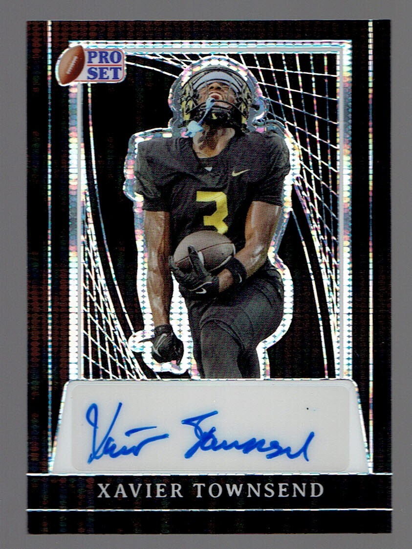 2024 Leaf Pro Set Metal Xavier Townsend Black Pulsar Autograph Auto 1/4