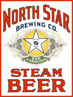 #ad North Star Steam Beer of San Francisco NEW Sign 24quot;x30quot; USA STEEL XL Size 7 lbs $144.88