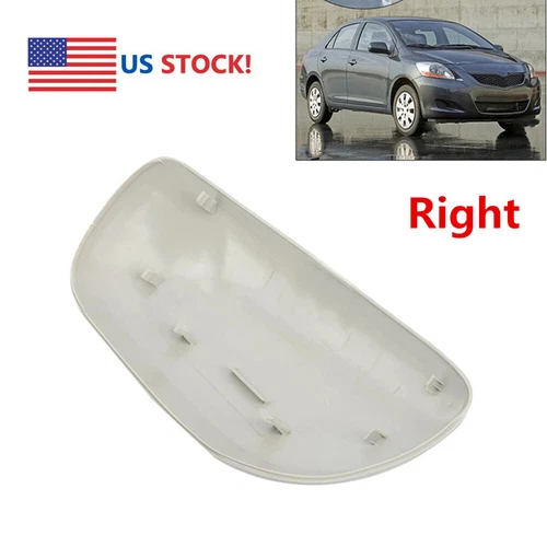 For Toyota Yaris 07-13 Right Passenger Side Wing Door Mirror Cover Cap Unpainted