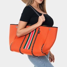 Neoprene Tote Bag Large Tote Bag Beach Travel Bag NEW- SHIP SAME DAY