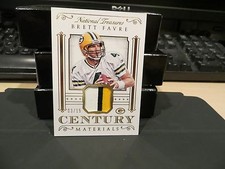 National Treasures Century Materials Worn Jersey Packers Brett Favre 03/15  2015