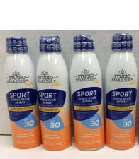 4X Studio Selection Sun Sport Sunscreen Spray 5.5 Oz, SPF 30,