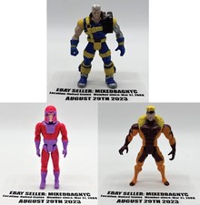 Early 1990s X-Men Toy Lot   Magneto, Sabretooth, Cable Action Figures Vintage