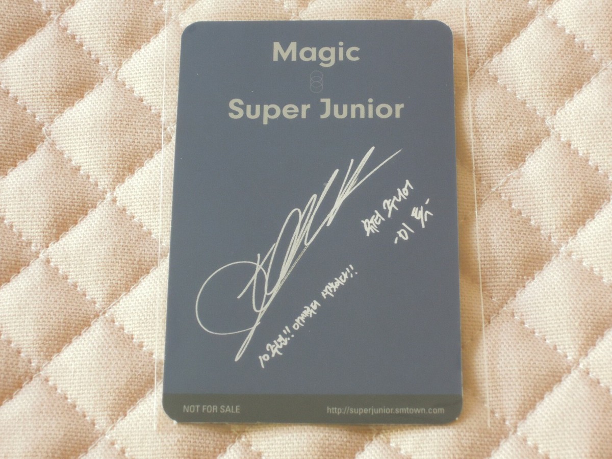 Super Junior Special Album Part.2 Magic Photocard Set SM KPOP